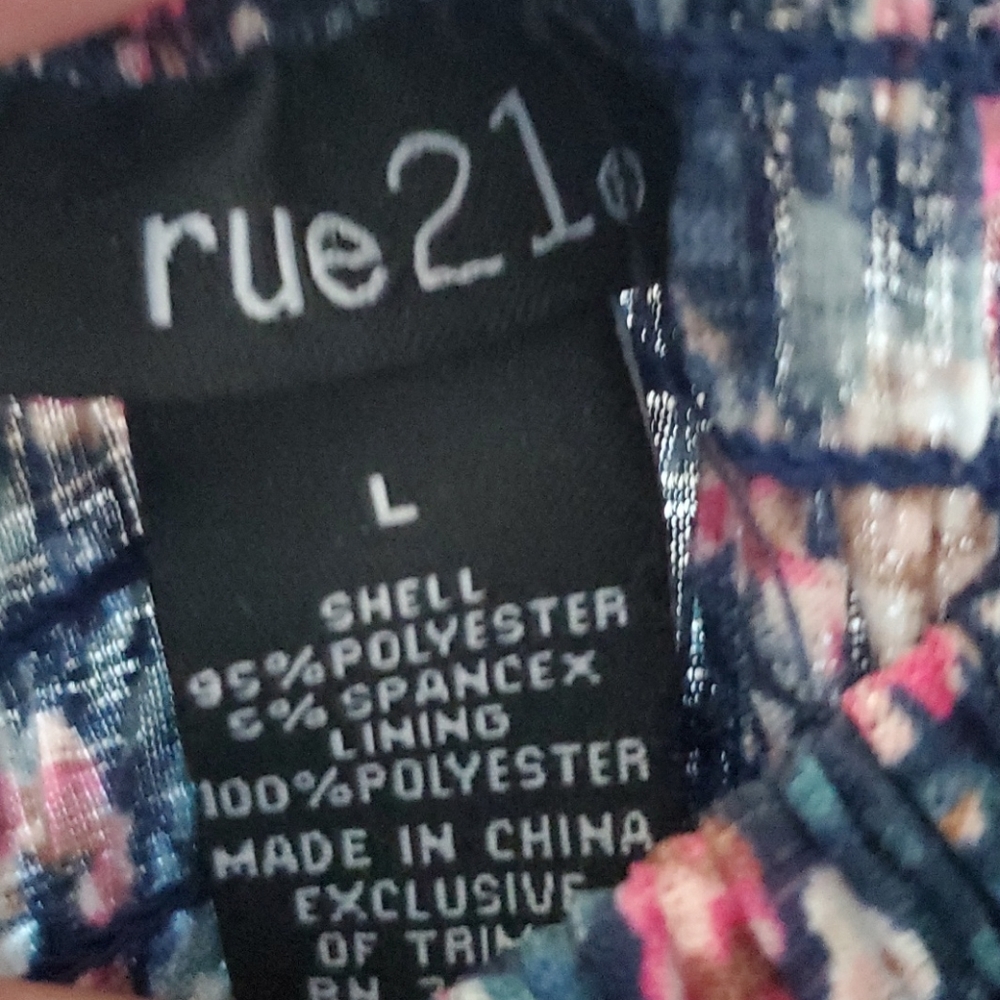 RUE21 floral topless mini dress
